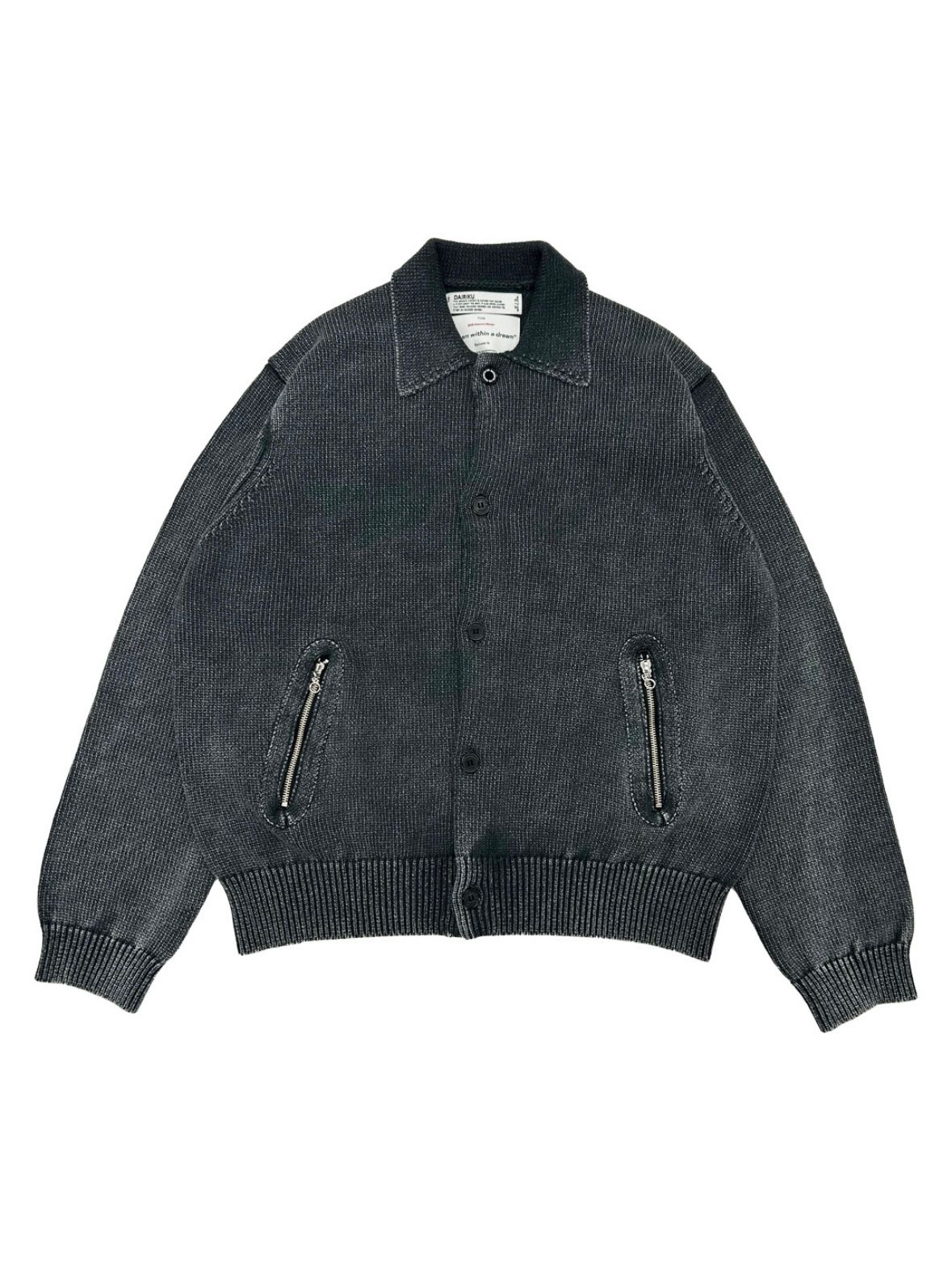 DAIRIKU - 【25AW】ヴィンテージ ダイ ニット ジャケット