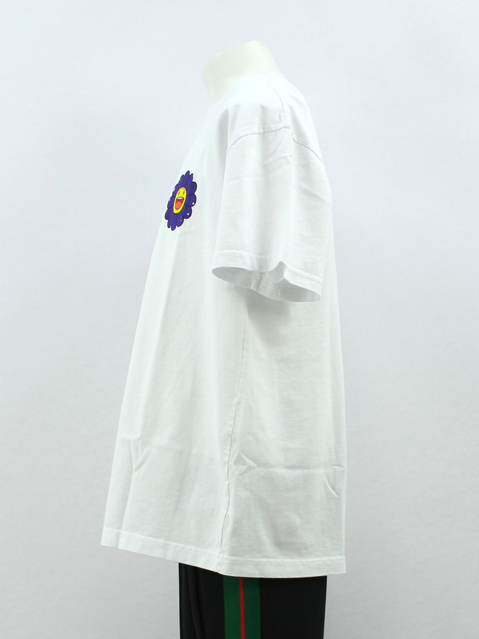 フラワープリント Tシャツ / Morado Flower Tee / ホワイト × パープル