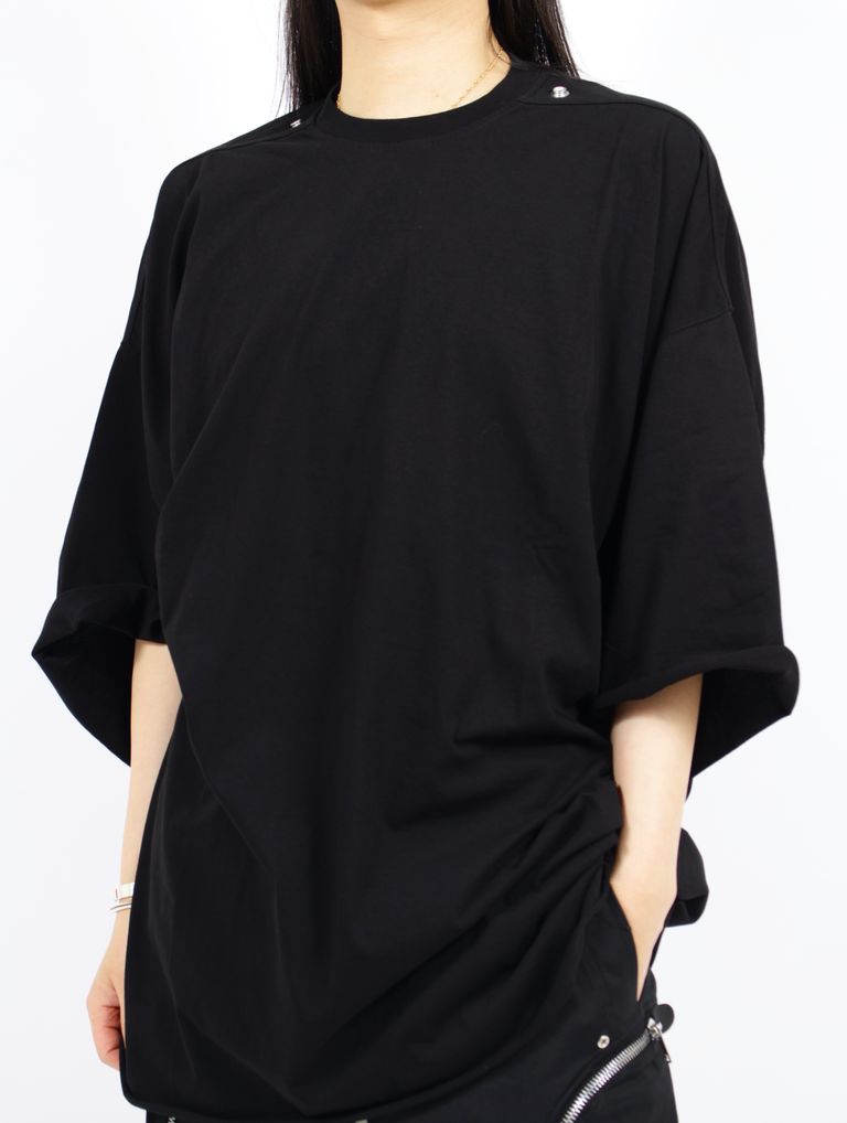 AW25【Rick Owens】メンズ クラシックTシャツ RICK OWENS - 【25AW】トミー Tシャツ / TOMMY T / ブラック | STORY
