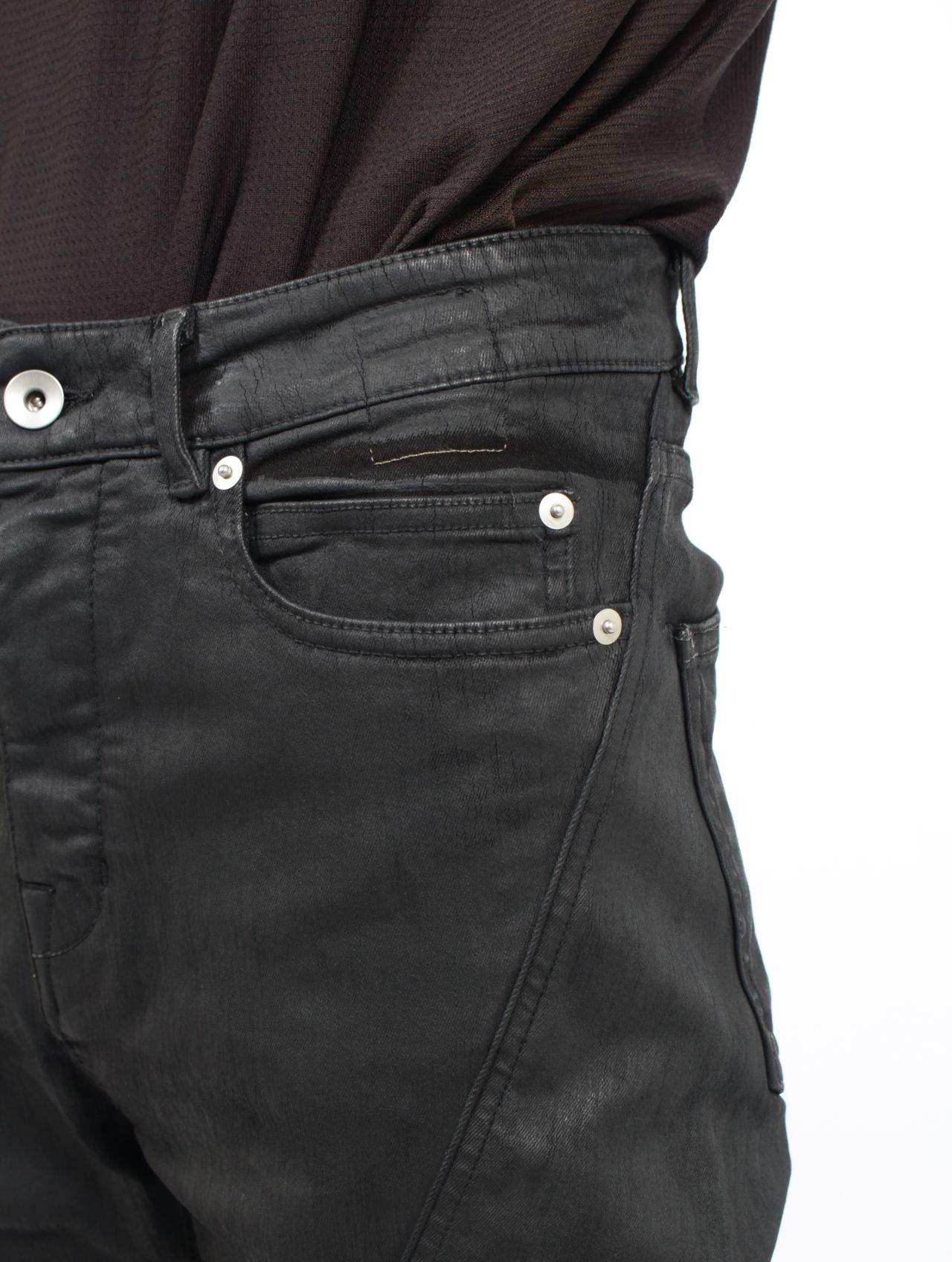 【RICK OWENS】バイアスブーツカット ジーンズ リックオウエンス・ダークシャドウ - デグラデッド バイアス