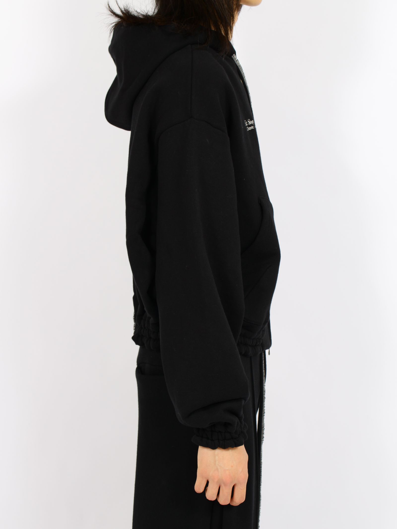 【定番】オーディナリー ホーム オールド スタイル ジップ フーディ / ORDINARY HOME OLD STYLE ZIP HOODIE / ブラック
