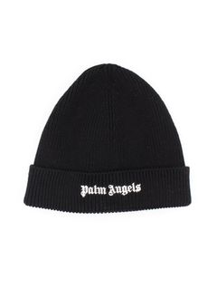 【25SS】クラシック ロゴ ショート ビーニー 帽子 / CLASSIC LOGO SHORT BEANIE /ブラック×ホワイト