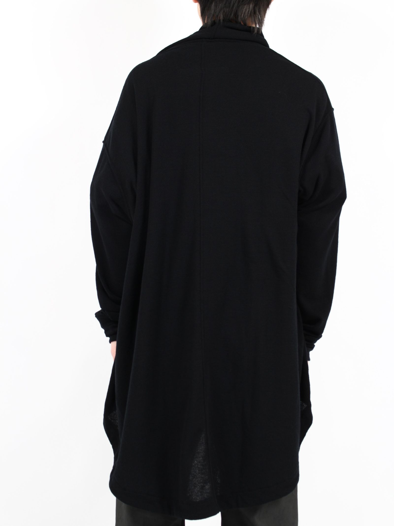 【25SS】ウール スムース クレープ ニット / WOOL SMOOTH CRAPE KNIT / ブラック