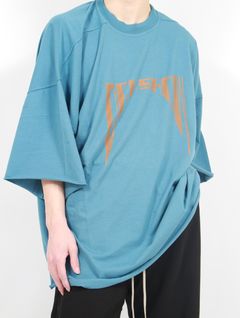 【25SS】DRKSHDW プリント 半袖 トミー Tシャツ / TOMMY T / ブルー×オレンジ