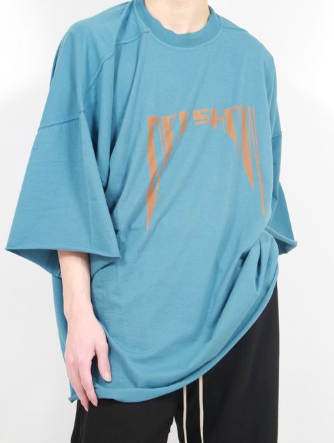 【25SS】DRKSHDW プリント 半袖 トミー Tシャツ / TOMMY T / ブルー×オレンジ