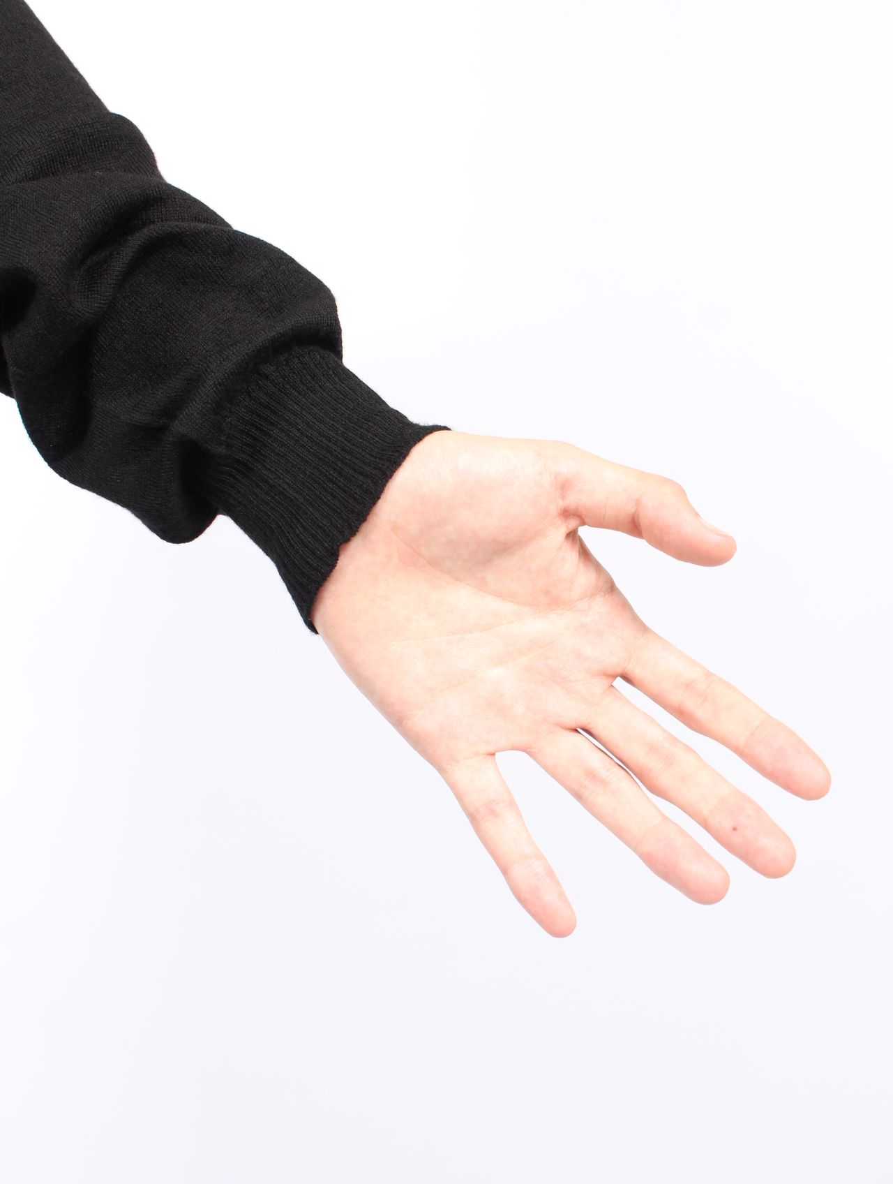 【25AW】オーバーサイズ レベル ニット カットソー / OVERSIZED LEVEL / ブラック