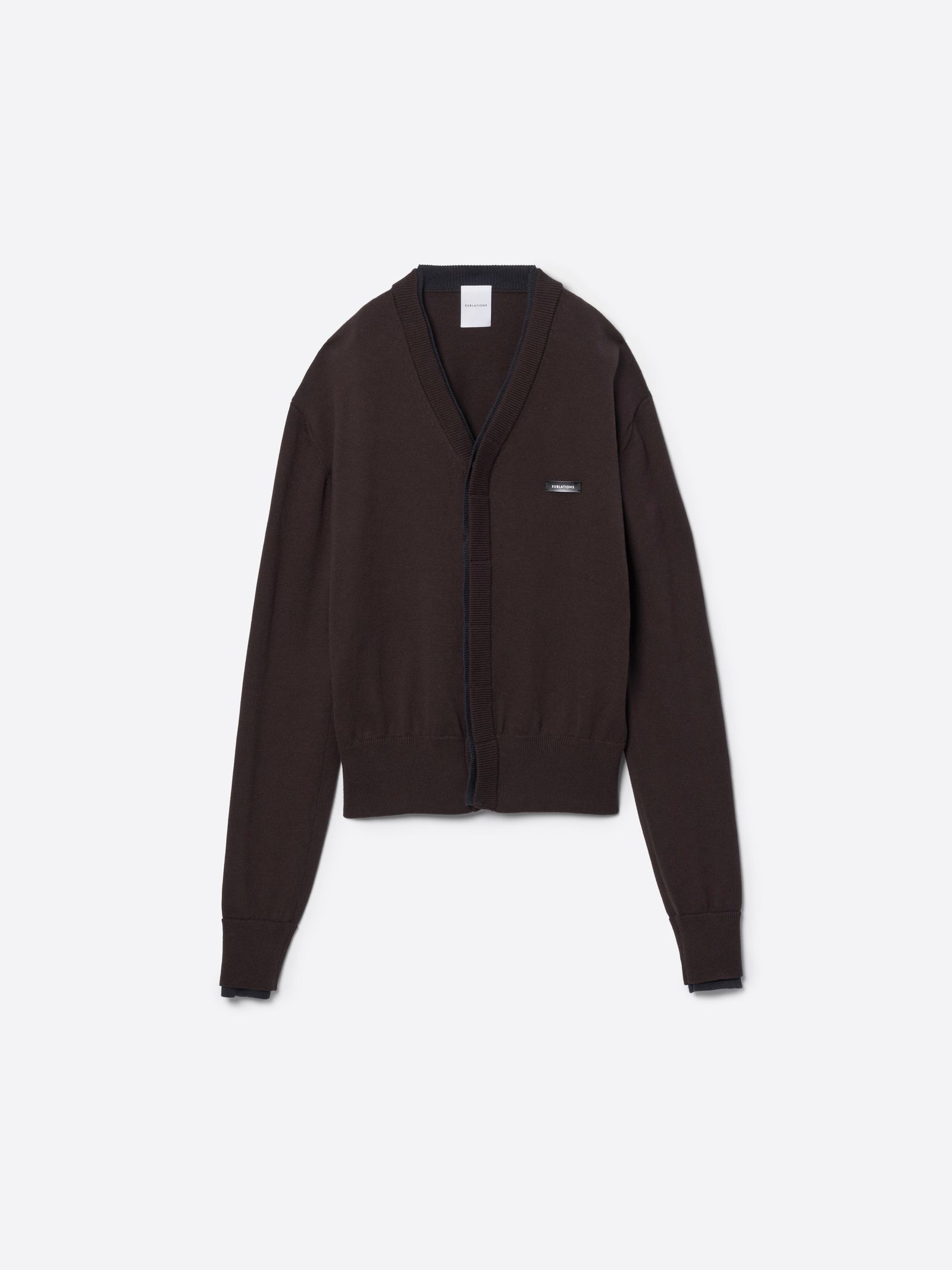 【26AW】コンパクト ライナー カーディガン / COMPACT LINER CARDIGAN .16 / チャコール