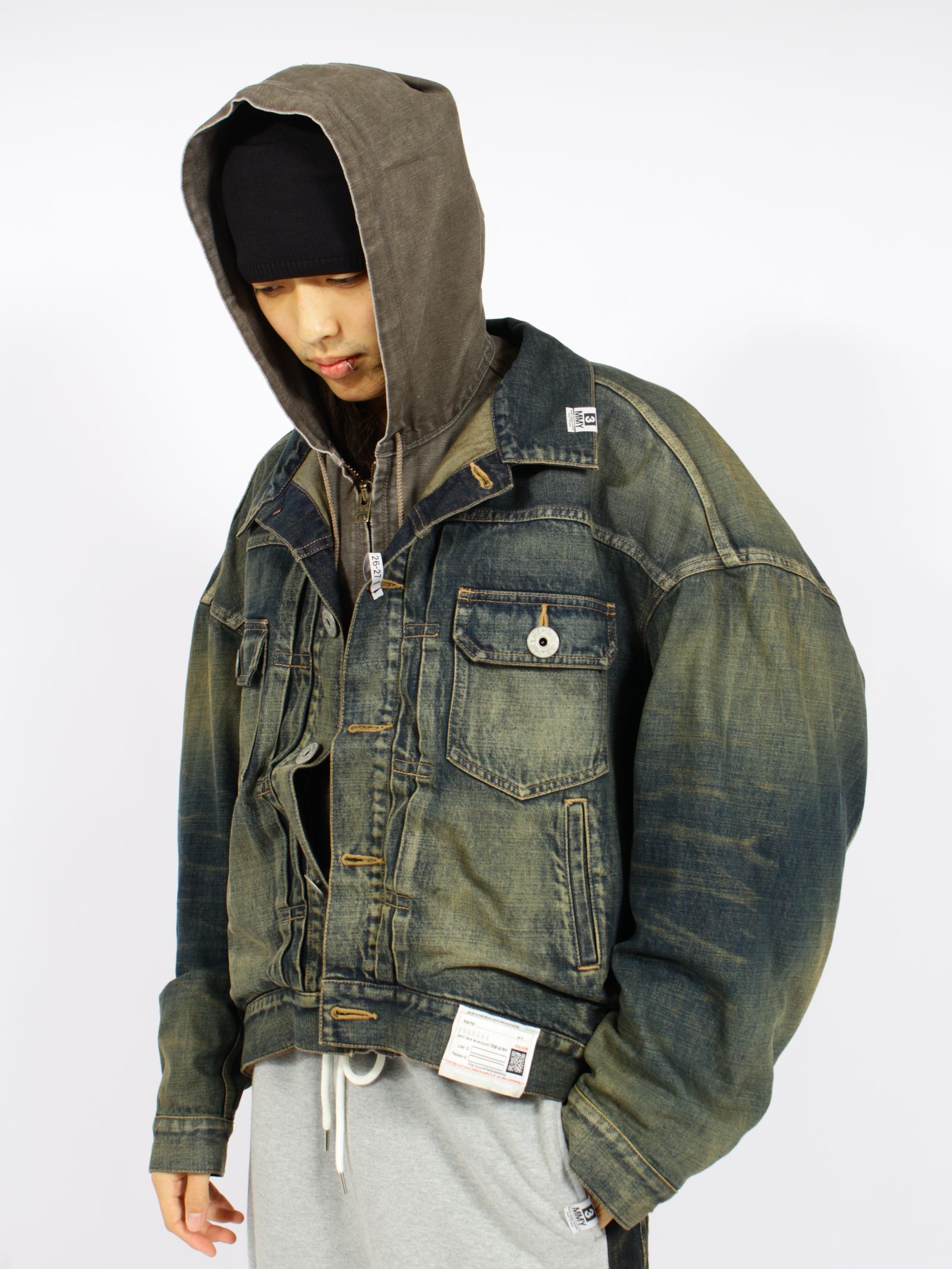【26AW】 レイヤード デニム ジャケット / LAYERED DENIM JACKET / インディゴ