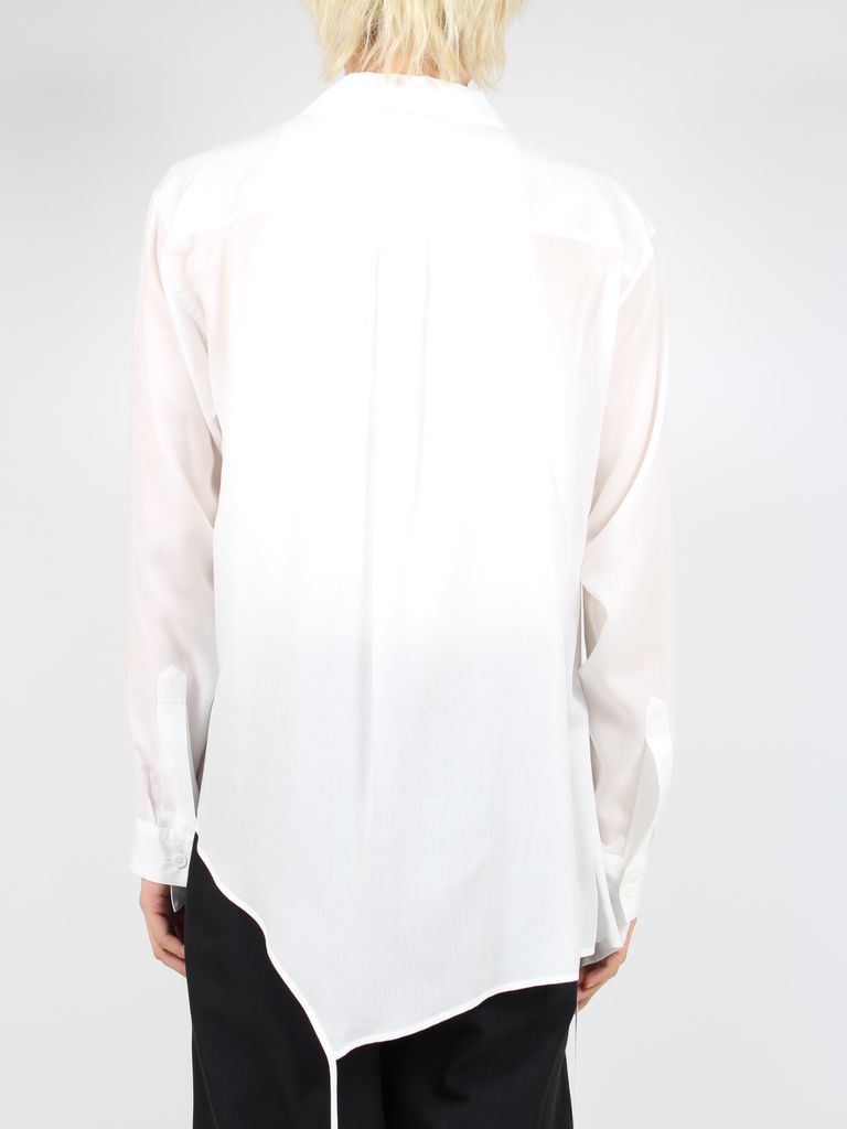 sulvam - 【24SS】開襟 パイピング シャツ / PIPING SHIRT / ホワイト 