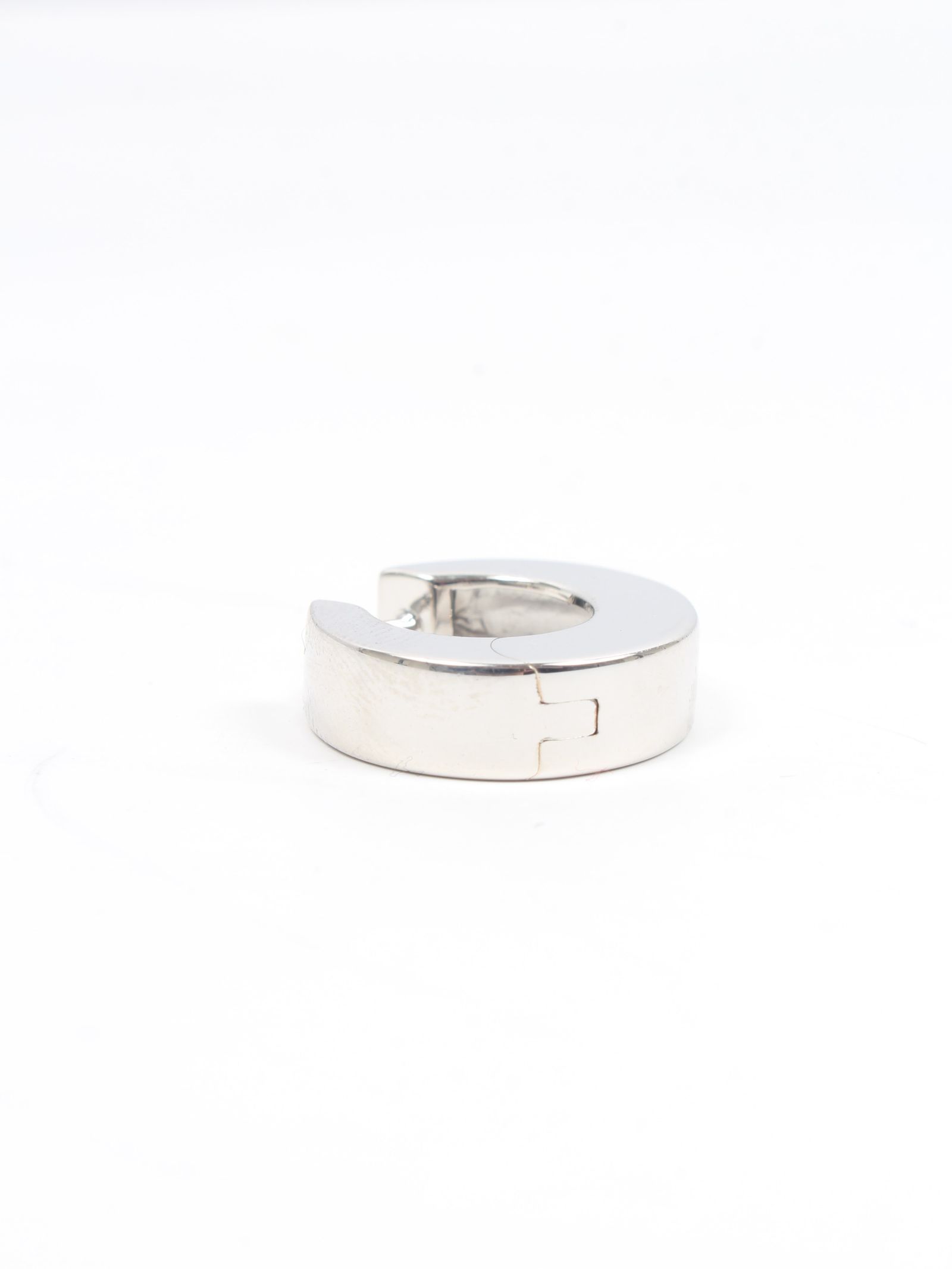 【両耳用】アーチフープ スモール ポリッシュド ピアス / ARCH HOOP SMALL POLISHED / シルバー