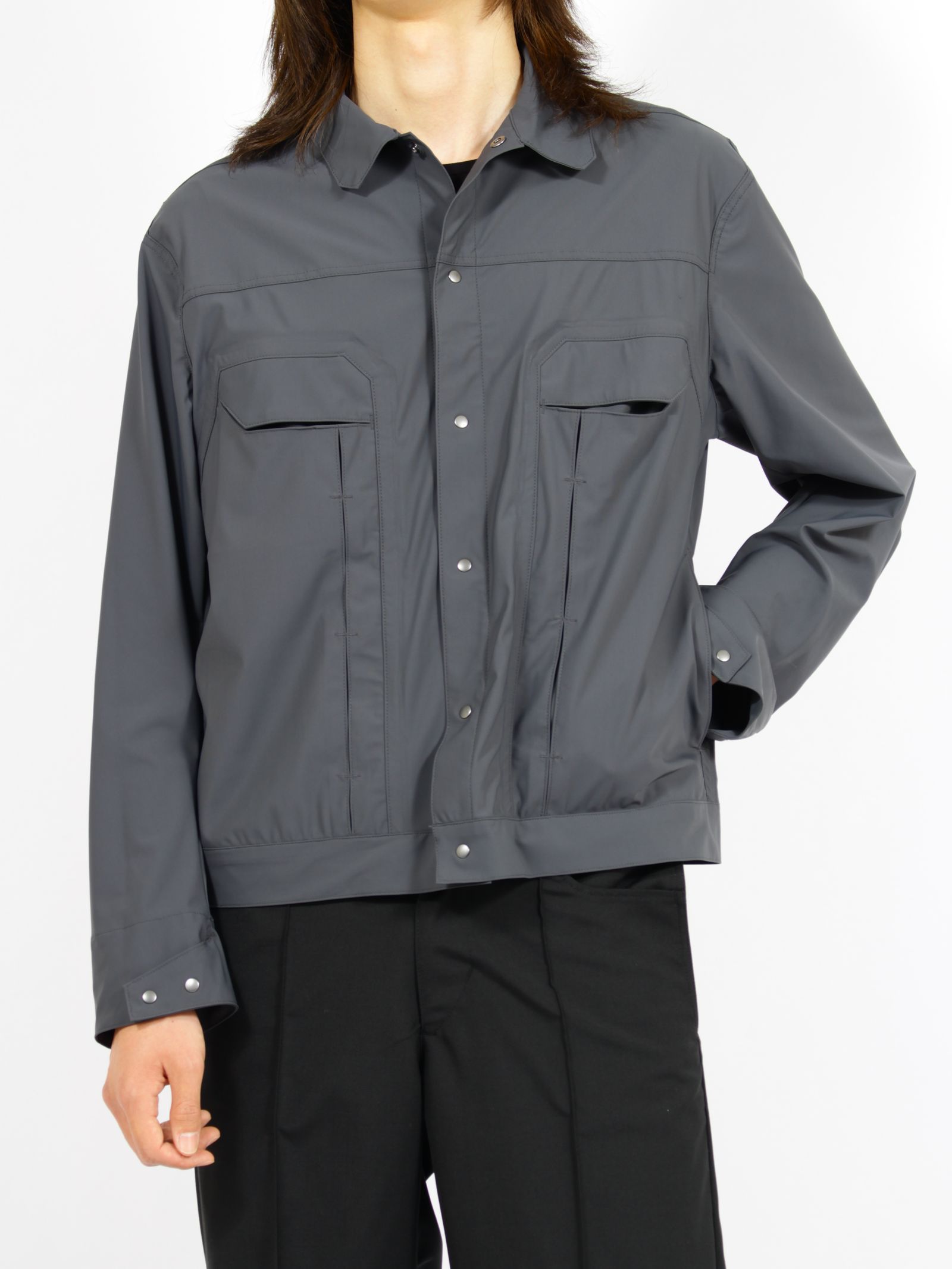 【26SS】6ポケット パネル ナイロン ジャケット / 6POCKET PANEL NYLON JKT / ダークグレー