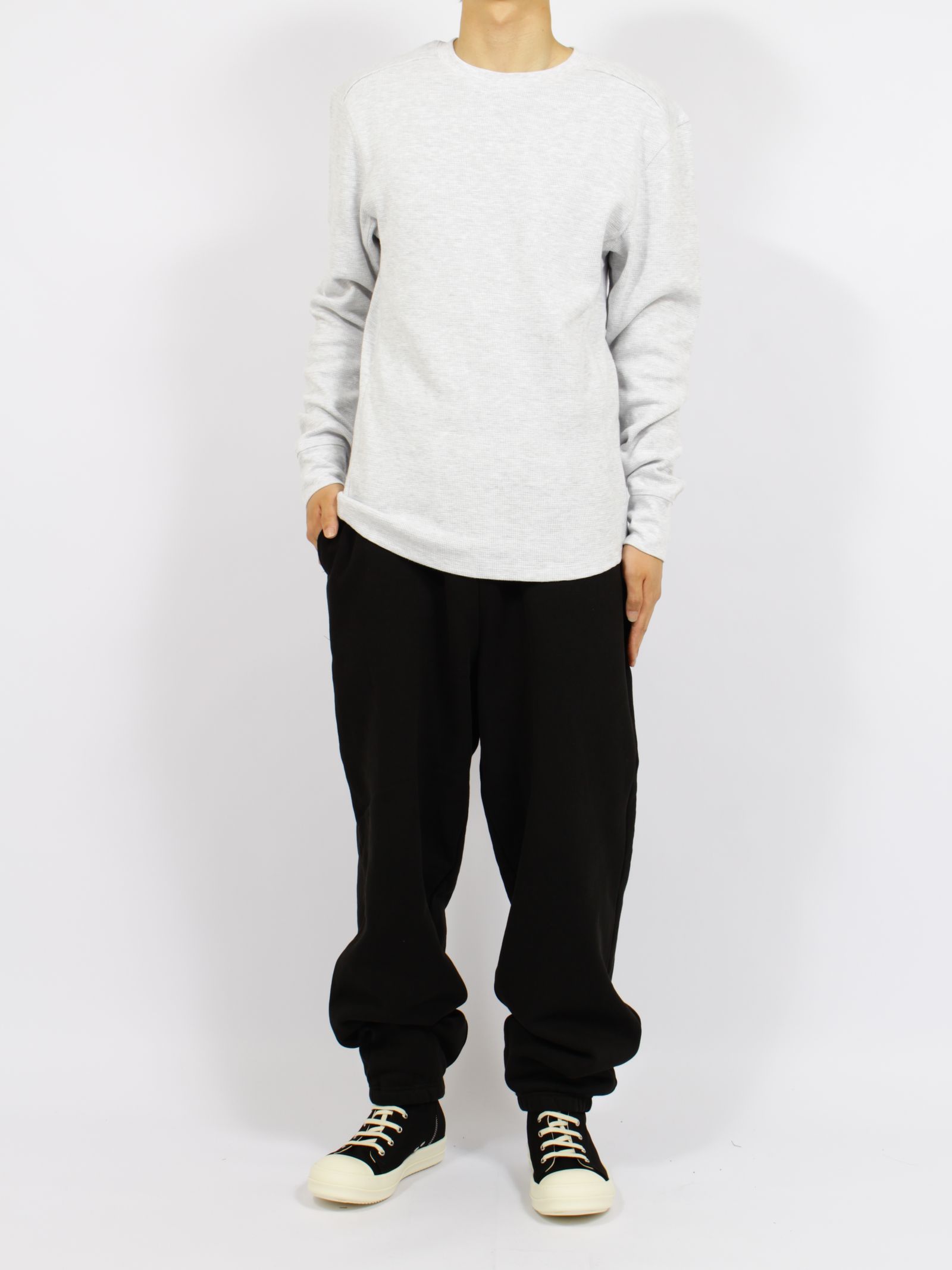 サーマル ロングスリーブ Tシャツ / THERMAL LONG SLEEVE / HEATHER GREY(グレー)