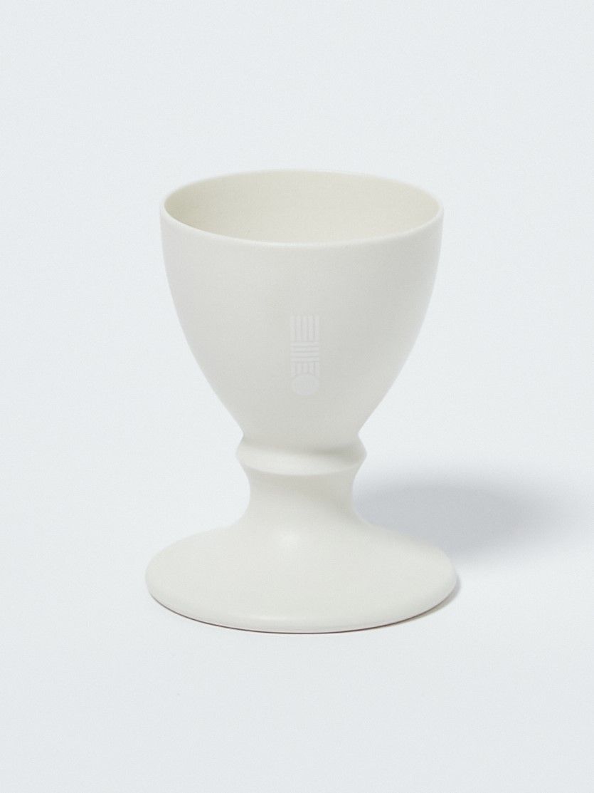 HIROTAKE IIDA 別注 磁器 日本酒グラス / SAKAZUKI : PORCELAIN SAKE GLASS / ホワイト