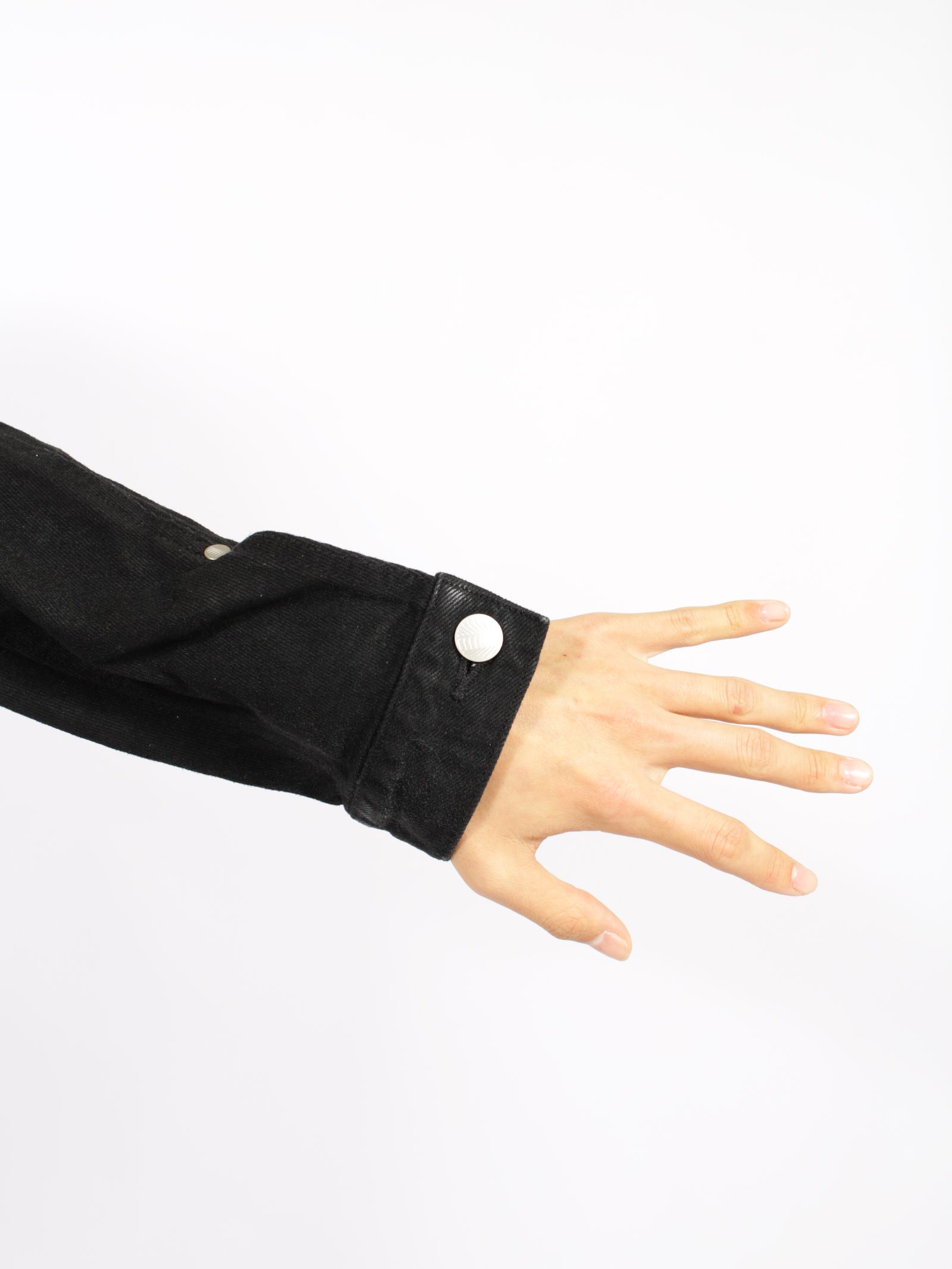【26AW】デニム トラッカー ジャケットコーティング デニムジャケット / DENIM TRUCKER JACKET / LUSTER COATED BLACK(ブラック)