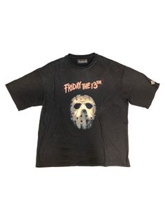 【13日の金曜日コラボ】ヴィンテージ エフェクト Tシャツ / x FRIDAY THE 13TH VINTAGE EFFECT T-SHIRT 02 / ブラック