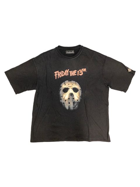 【13日の金曜日コラボ】ヴィンテージ エフェクト Tシャツ / x FRIDAY THE 13TH VINTAGE EFFECT T-SHIRT 02 / ブラック