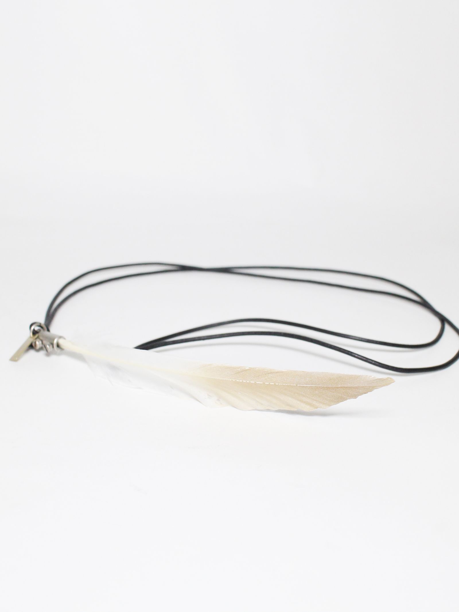 ANN DEMEULEMEESTER - フェザーネックレス NECKLACE FEATHER | STORY