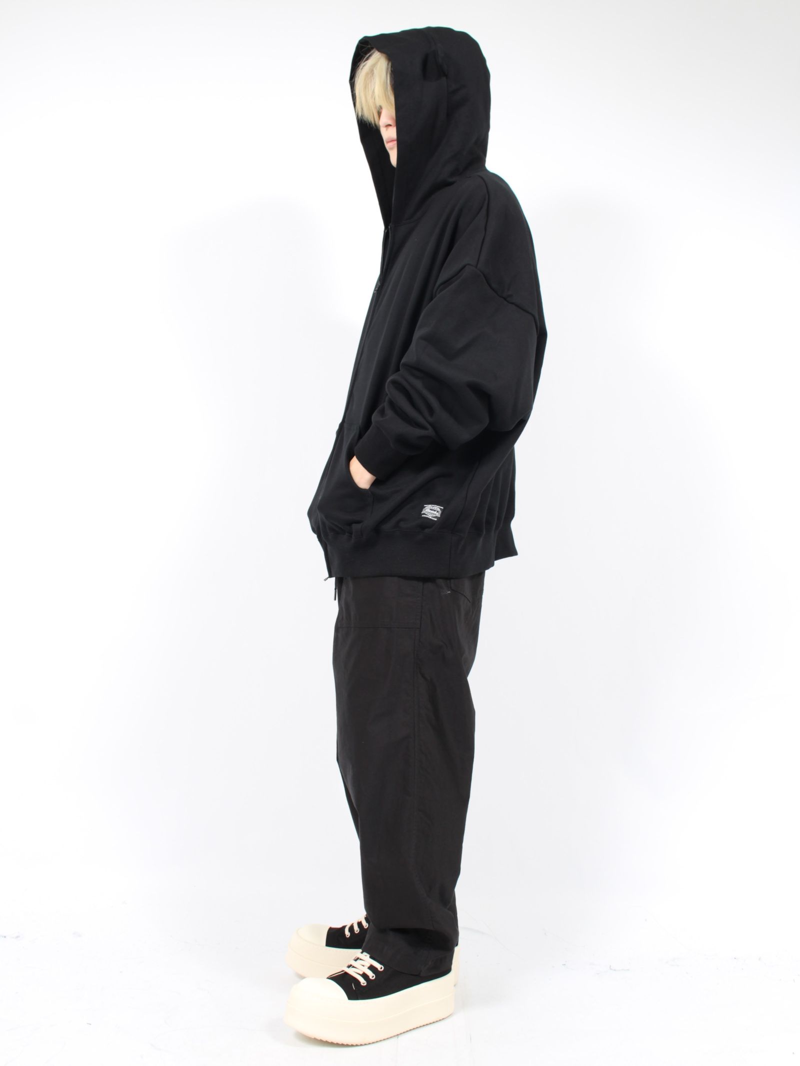 【BASICKS】 ベーシックス◇フェードパーカー◇BLACK BASICKS - 【25SS】フェード フーディー グラデーション