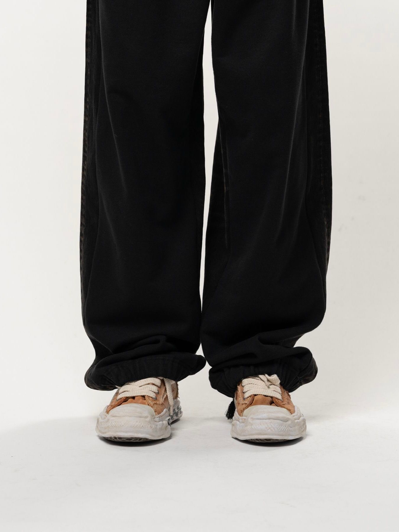 【26AW】コンバインド デニム × スウェット パンツ / COMBINED DENIM×SWEAT PT / インディゴ
