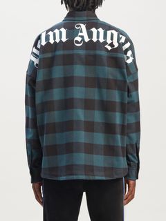 PALM ANGELS - 【23SS】クラシックロゴ オーバーサイズ チェックシャツ 
