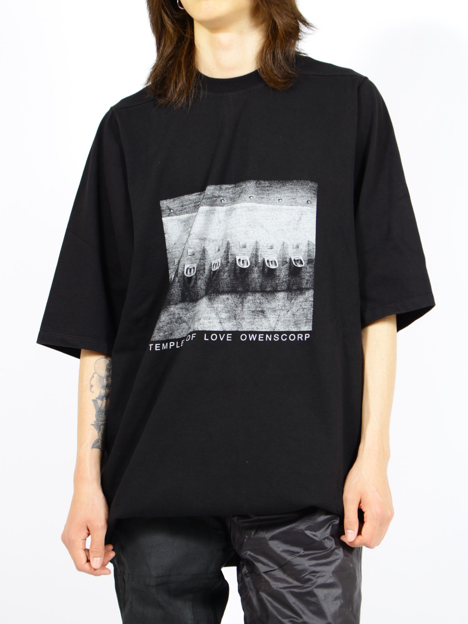 【26SS】ジャンボ Tシャツ / JUMBO SS T / ブラック×ミルク