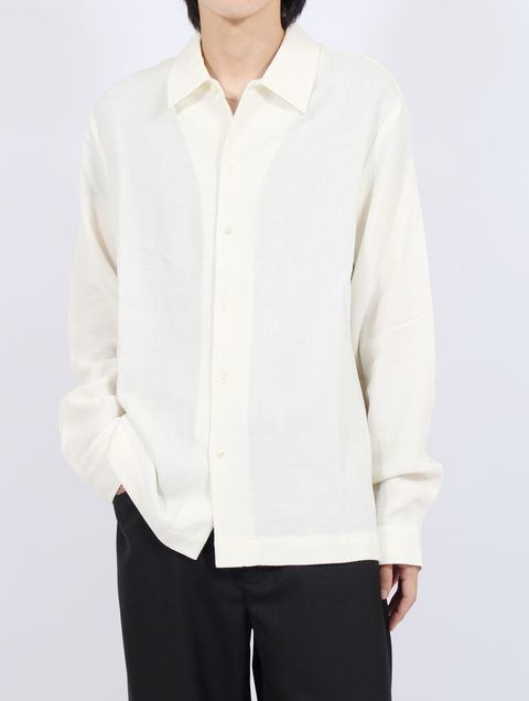 【25AW】定番 センス シャツ 長袖 / SENSE SHIRT / オフホワイト