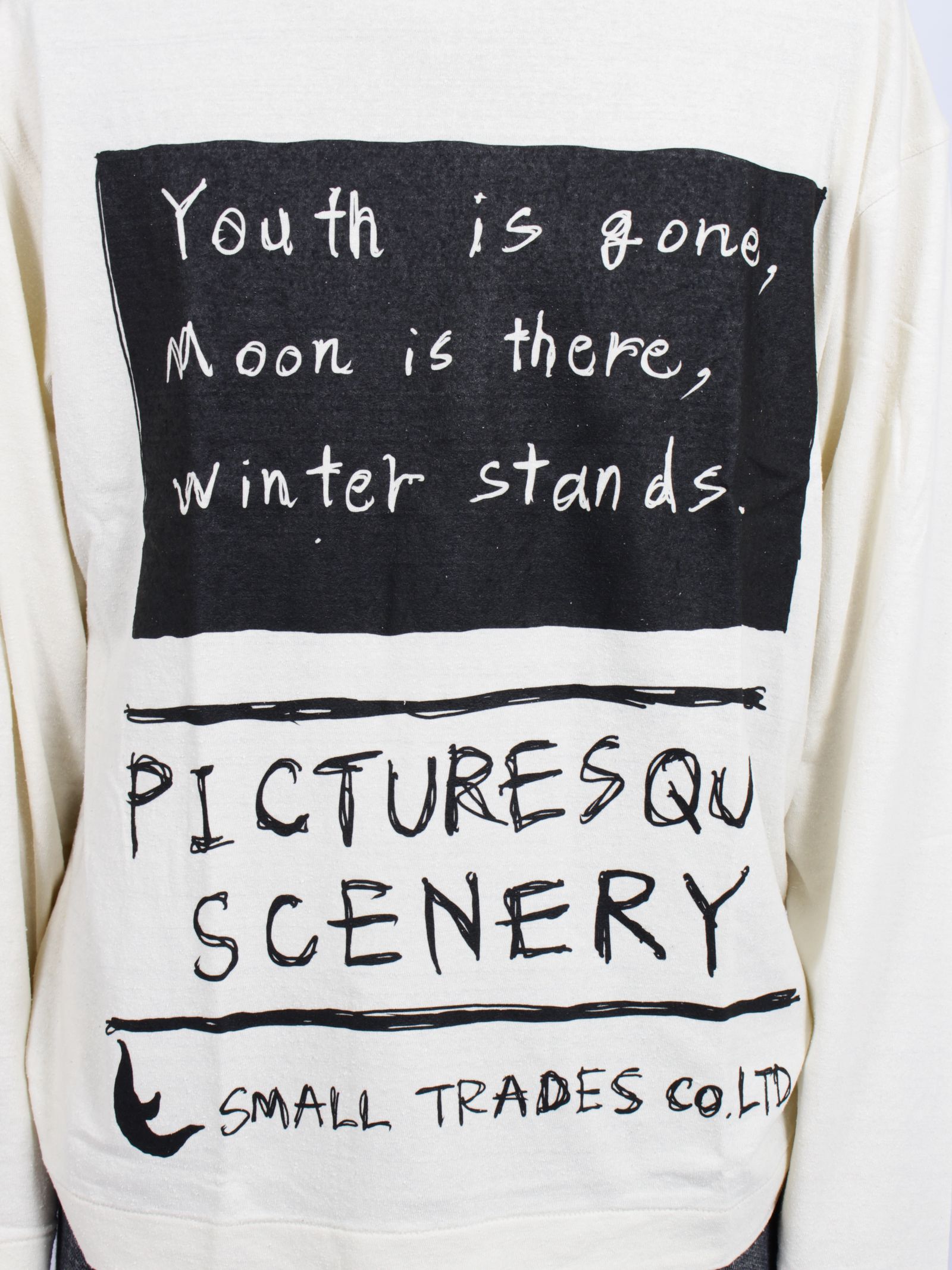 【26AW】ステイトメント イン ディセンバー ロングスリーブ Tシャツ / STATEMENT IN DECEMBER(L/S TEE) / キャンバス