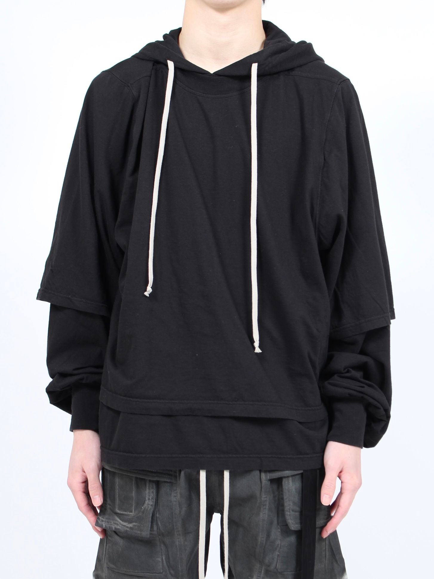 RICK OWENS DRKSHDW - 【24AW】ハスラー フーディー パーカー / HUSTLER HOODIE / ブラック | STORY