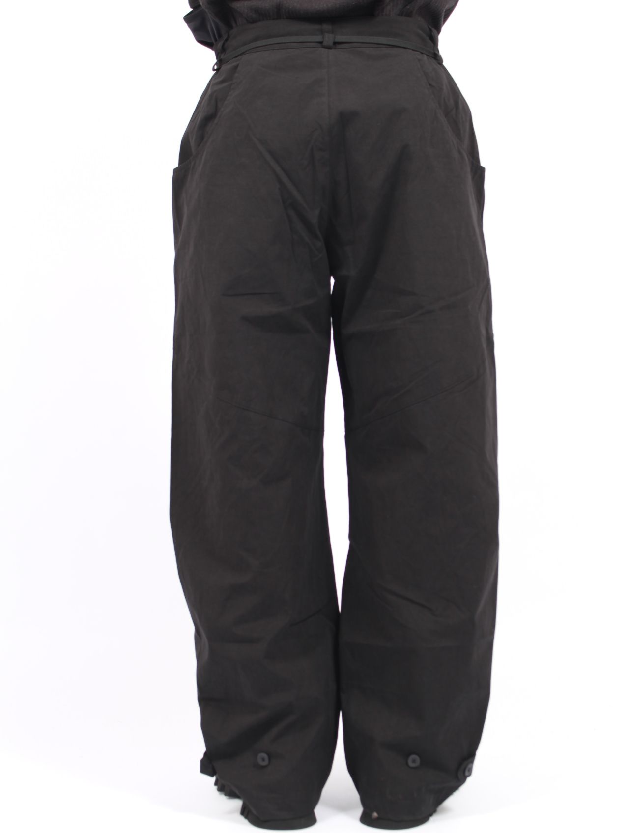 【25AW】タイ パンツ / TIE PANTS / ブラック