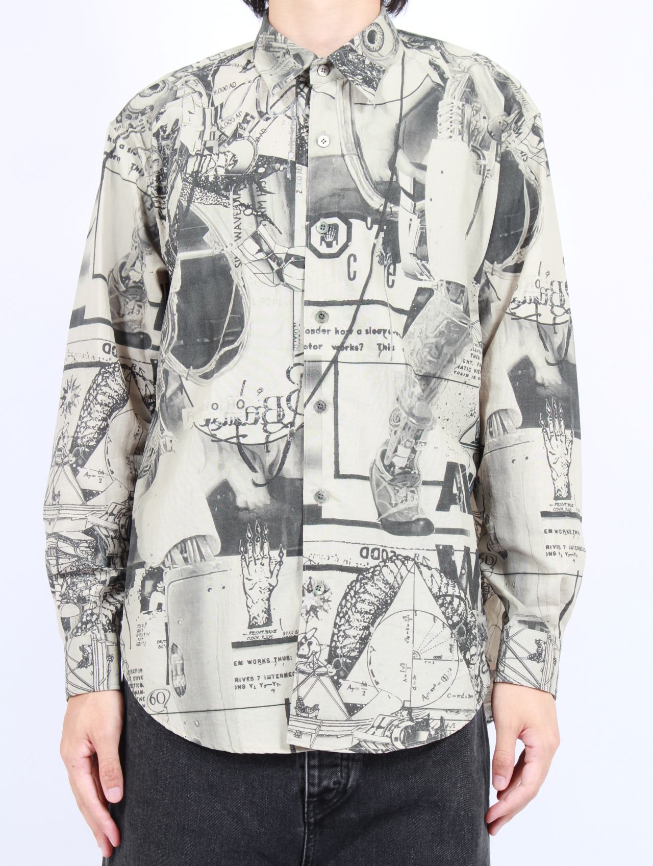 【25AW】グラフィック シャツ / GRAPHIC SHIRTS / ベージュ