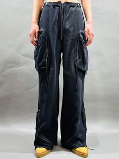 【25AW】パラシュート カーゴ トラウザーズ / PARACHUTE CARGO TROUSERS / ブラック