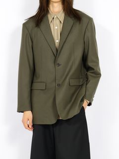 【26AW】 ウール テーラード ジャケット / WOOL TAILORED JACKET / グリーン