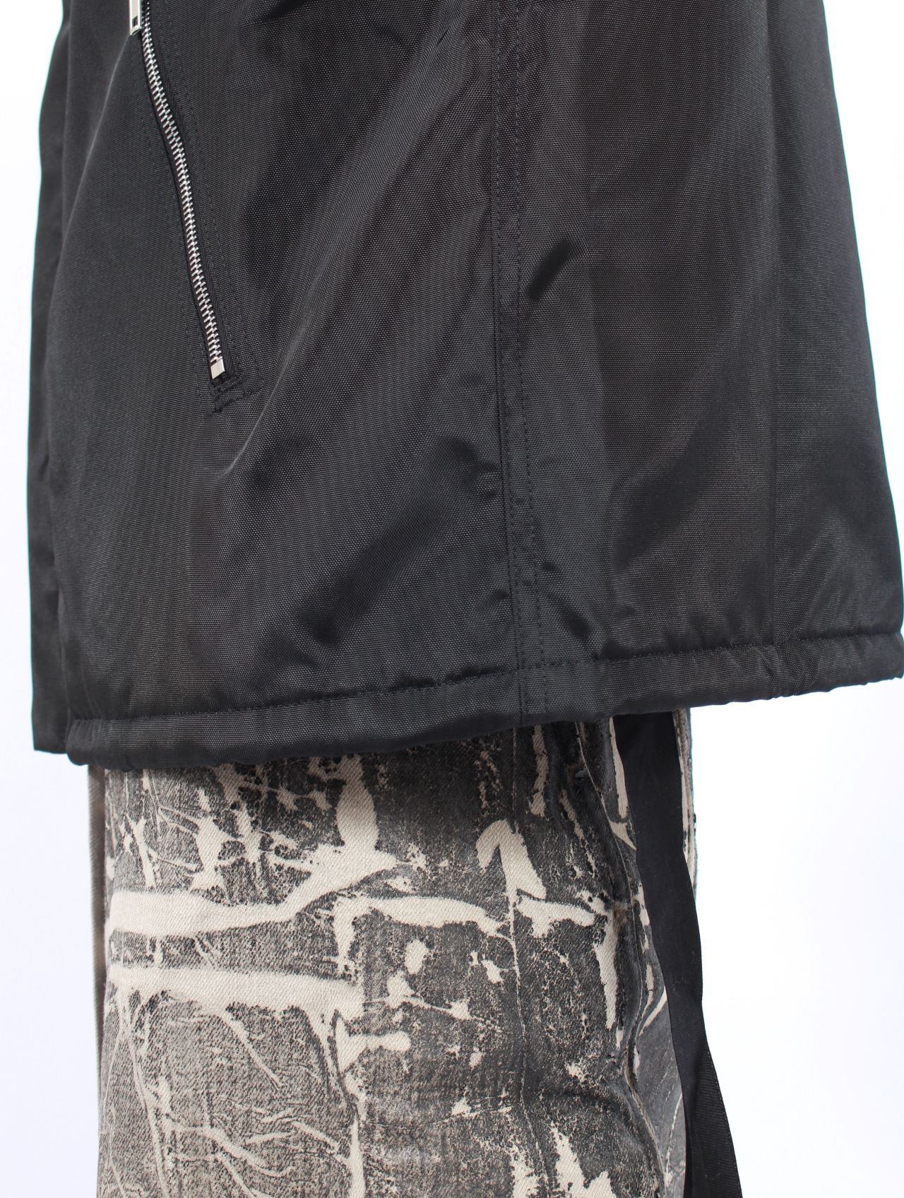 【25AW】コンシール ジップフロント ジャケット / CONCEALED ZIPFRONT JKT / ブラック