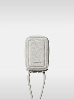 レザーストラップ付アイフォンアクセサリー ウォレット / STRAPPED ACCESSORY WALLET / マシュマロ