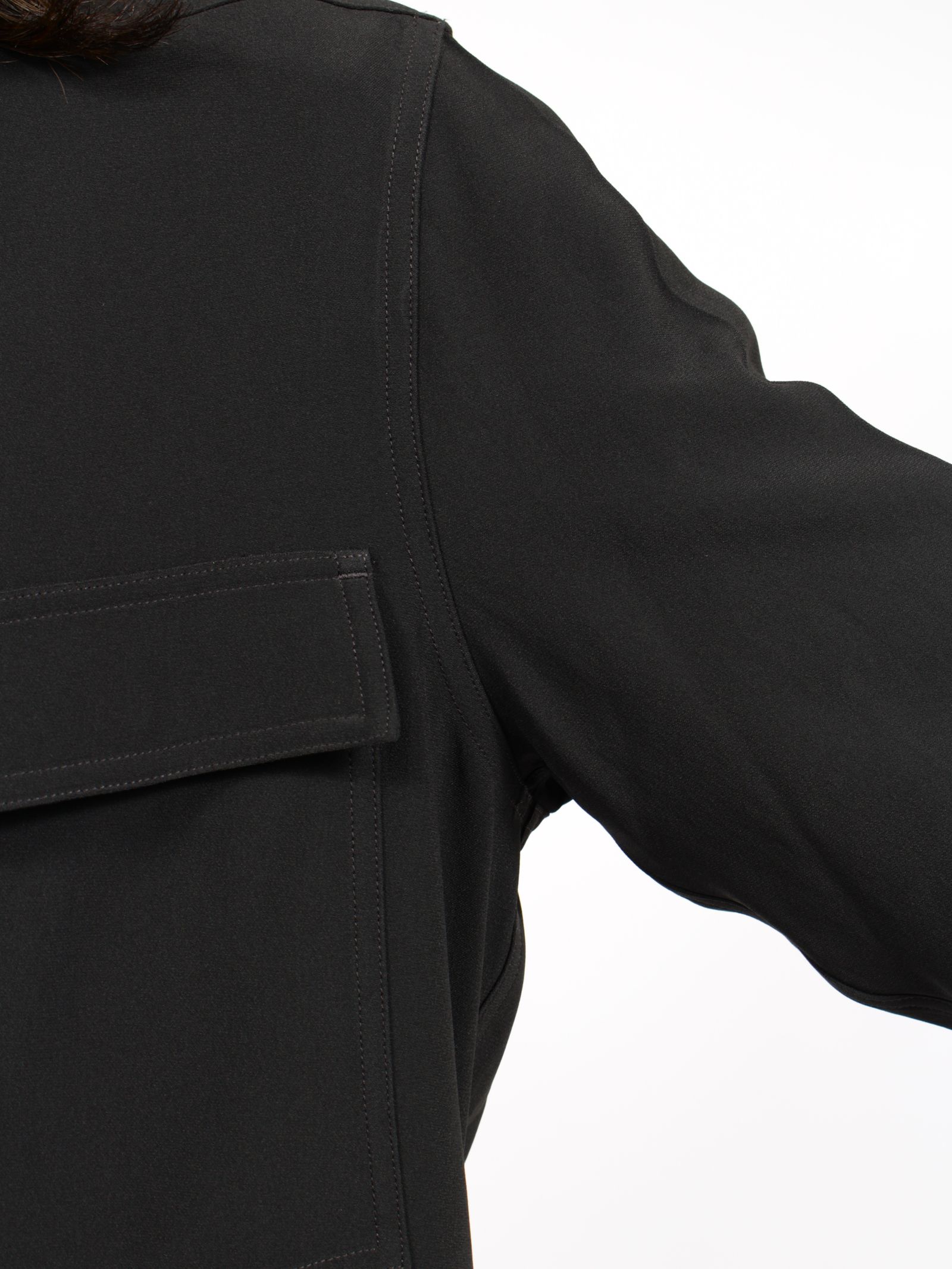 【26AW】アウターシャツ 長袖 / OUTERSHIRT / ブラック