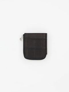 クリスティー ベリー コンパクト ウォレット / CRISTY VERY COMPACT WLT.5 / CROCO / ブラック