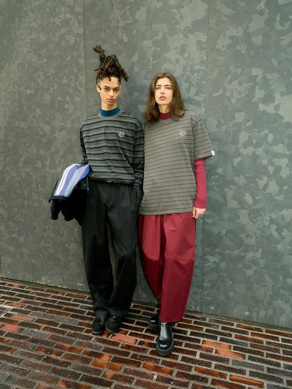 【26AW】  フープ ロングスリーブ Tシャツ / HOOP LONG T / ブラック