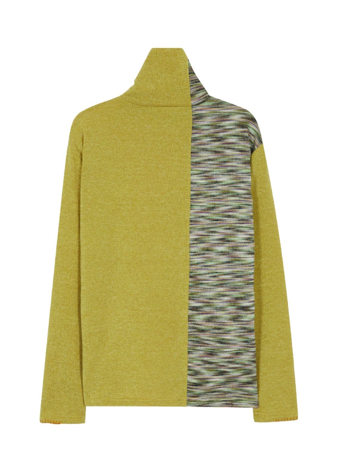 【21AW】ADRIAN TURTLE-NECK SWEATER / イエロー