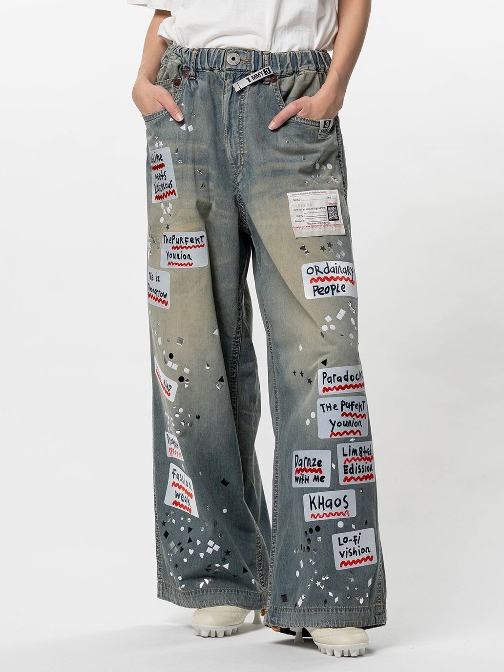 【26SS】デニム ステッカー パンツ / DENIM STICKER PANTS / インディゴ