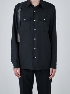 【27SS】 BONDAGE UTILITY SHIRT / ブラック