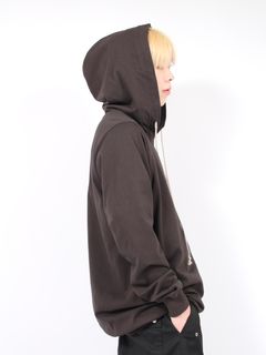 【24AW】コットン フーディー パーカー / HOODIE / ダークダスト