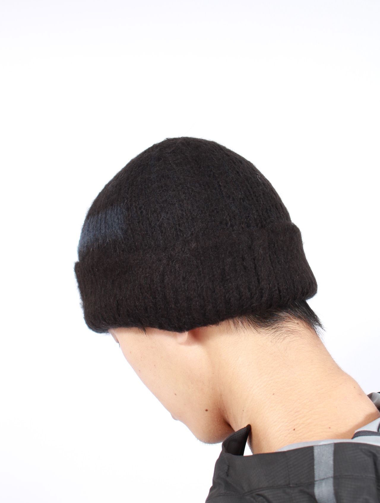 【25AW】モヘア ビーニー / MOHAIR BEANIE / ブラック
