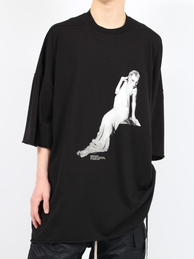 RICK OWENS DRKSHDW - 【24SS】トミー Tシャツ / TOMMY T / ブラック 