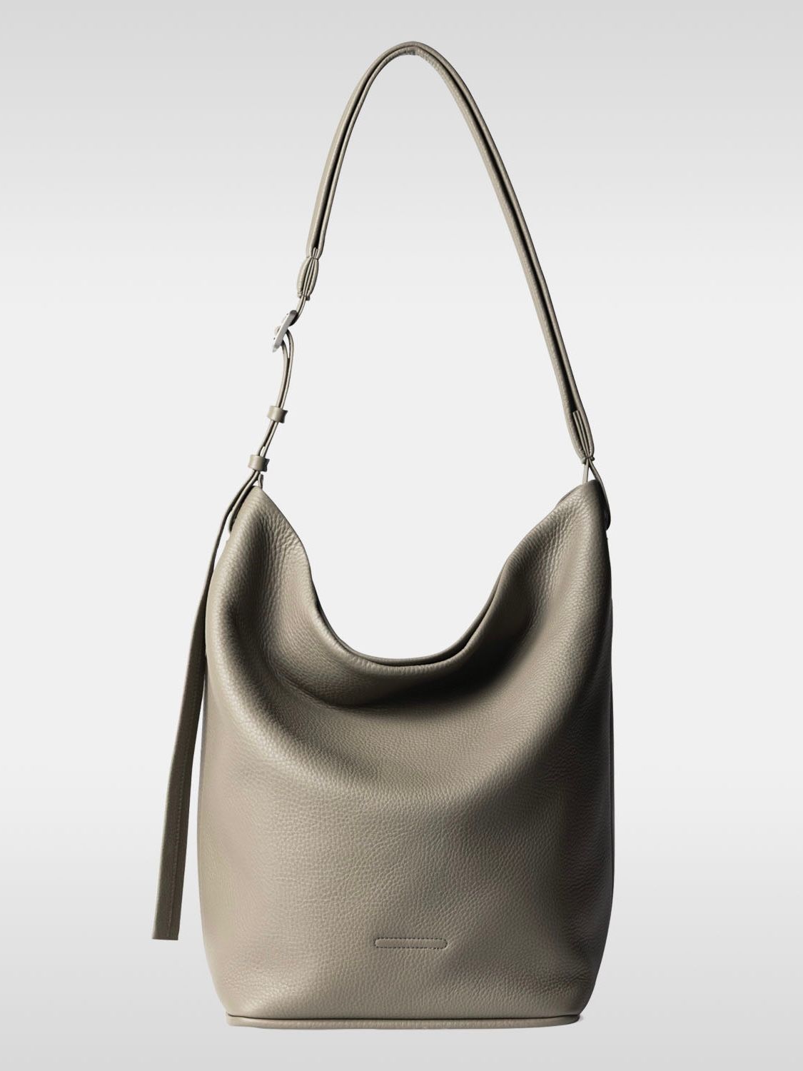 【8月入荷予定】エッセンシャル デイリー レザー ホーボー-ラージ / ESSENTIAL DAILY LEATHER HOBO-LARGE / トープ