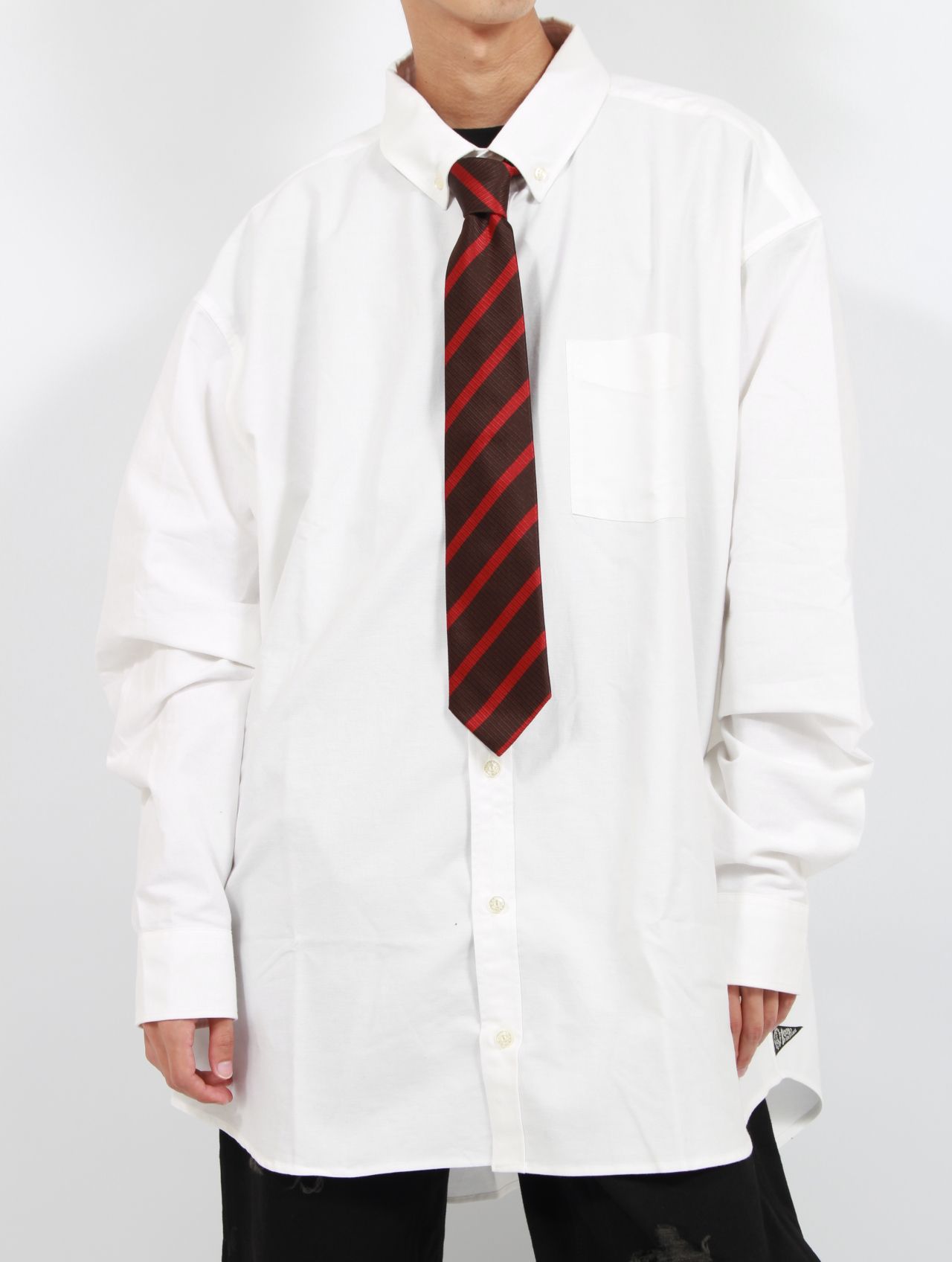 【25AW】オーバーサイズ オックスフォード シャツ / OVERSIZED OXFORD SHIRT / ホワイト