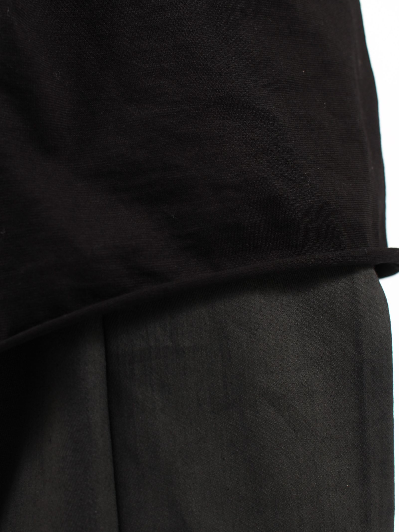 【25SS】ストレッチ コットン パーカー / COTTON SZ JERSEY HOODIE / ブラック