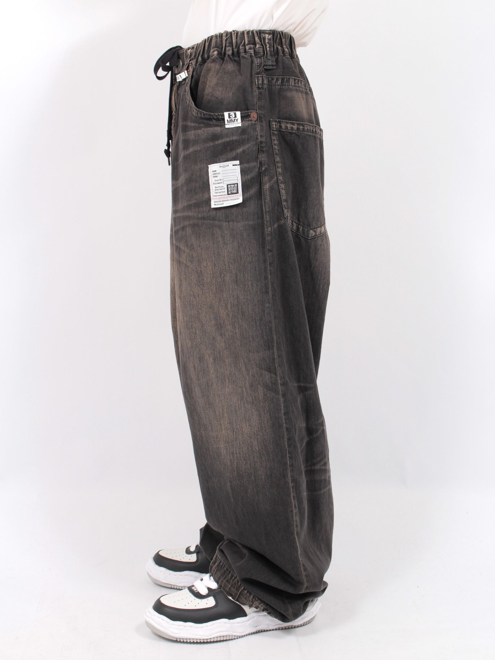 【24AW】ライト ワイド ジーンズ デニム / LIGHT WIDE JEANS / ブラック
