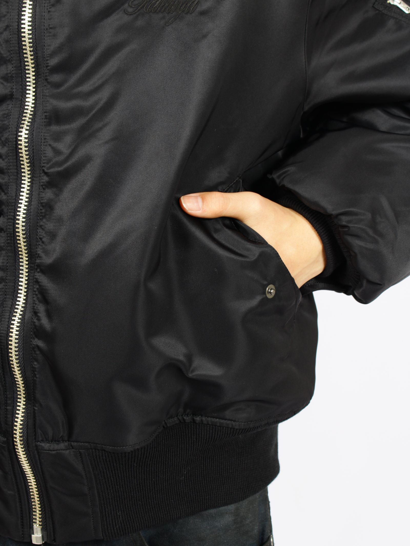 【26AW】 ファー フライト ジャケット / FUR FLIGHT JACKET / ブラック