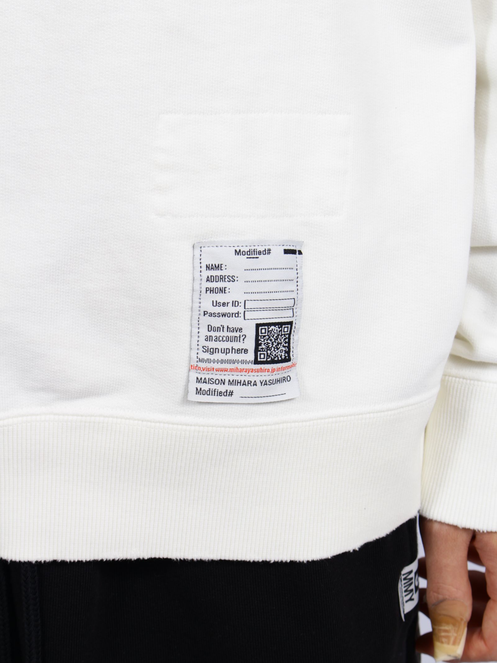 【26AW】 ドント タグミー スウェット プルオーバー / DON'T TAG ME, SWEAT PO / ホワイト