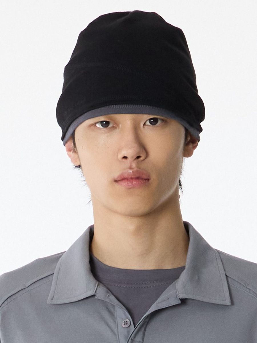 ライト インバース ビーニー ニット帽 / LIGHT INVERSE BEANIE / ブラック SG27SSACBN002